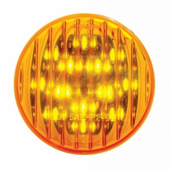 UNITED PACIFIC - UNITED PACIFIC - 38176B - LUZ REDONDA DE 13 LED DE 2-1/2" (LIQUIDACIÓN/MARCADOR) - LED ÁMBAR/LENTE ÁMBAR (A GRANEL)