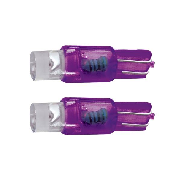 UNITED PACIFIC - UNITED PACIFIC - 38346 - BOMBILLA SIMPLE MICRO LED 37/BP2 - PÚRPURA (PAQUETE DE 2)
