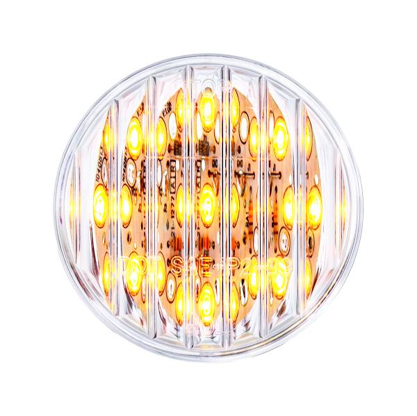 UNITED PACIFIC - UNITED PACIFIC - 38362B - LUZ REDONDA DE 9 LED DE 2" (LIQUIDACIÓN/MARCADOR) - LED ÁMBAR/LENTE TRANSPARENTE (A GRANEL)