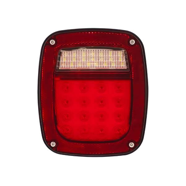 UNITED PACIFIC - UNITED PACIFIC - 38491B - LUZ TRASERA COMBINADA UNIVERSAL LED CON LUZ DE MATRÍCULA Y MARCADOR LATERAL (A GRANEL)