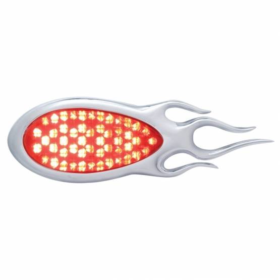 UNITED PACIFIC - UNITED PACIFIC - 38812 - LUZ "INFERNO" DE 39 LED (PARADA, GIRO Y TRASERA) - LED ROJO/LENTE ROJA