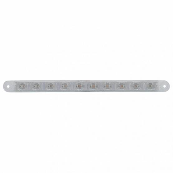 UNITED PACIFIC - UNITED PACIFIC - 38945B - BARRA DE LUCES DE 10 LED DE 9" (PARADA, GIRO Y TRASERA) - LED ROJO/LENTE TRANSPARENTE (A GRANEL)