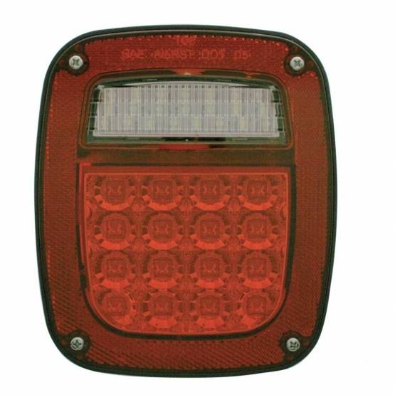 UNITED PACIFIC - UNITED PACIFIC - 39354B - LUZ TRASERA COMBINADA UNIVERSAL REFLECTOR LED CON LUZ DE MATRÍCULA (A GRANEL)