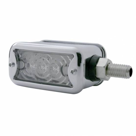 UNITED PACIFIC - UNITED PACIFIC - 39370 - LUZ DE DOBLE CARA DE 6 LED DE FUNCIÓN ÚNICA CON BISEL - MONTAJE HORIZONTAL - LED ÁMBAR Y ROJO/LENTE TRANSPARENTE