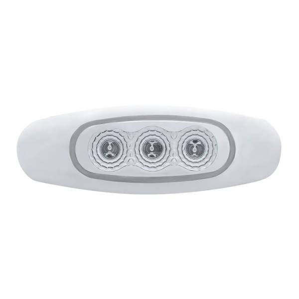 UNITED PACIFIC - UNITED PACIFIC - 39481B - LUZ REFLECTORA DE 3 LED (LIQUIDACIÓN/MARCADOR) - LED ÁMBAR/LENTE TRANSPARENTE (A GRANEL)