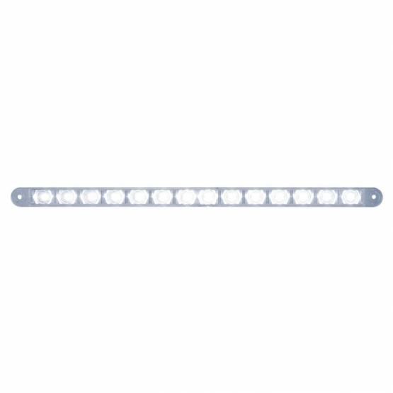 UNITED PACIFIC - UNITED PACIFIC - 39485B - TIRA DE LUCES AUXILIARES DE 14 LED DE 12" - LED BLANCO/LENTE TRANSPARENTE (A GRANEL)