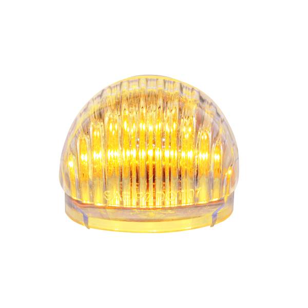 UNITED PACIFIC - UNITED PACIFIC - 39518B - LUZ DE SEÑAL DE GIRO DEL FARO DE GUÍA DE FUNCIÓN DOBLE DE 5 LED - LED ÁMBAR/LENTE TRANSPARENTE (A GRANEL)