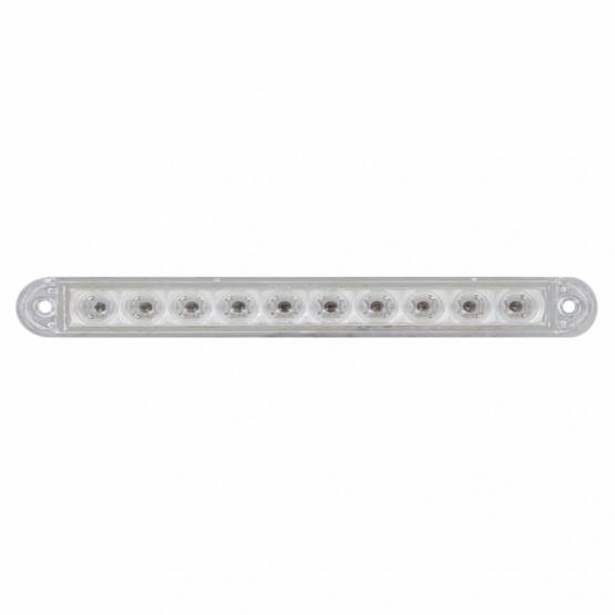 UNITED PACIFIC - UNITED PACIFIC - 39686 - BARRA DE LUCES DE SEÑAL DE GIRO DE 10 LED DE 6-1/2" - LED ÁMBAR/LENTE TRANSPARENTE