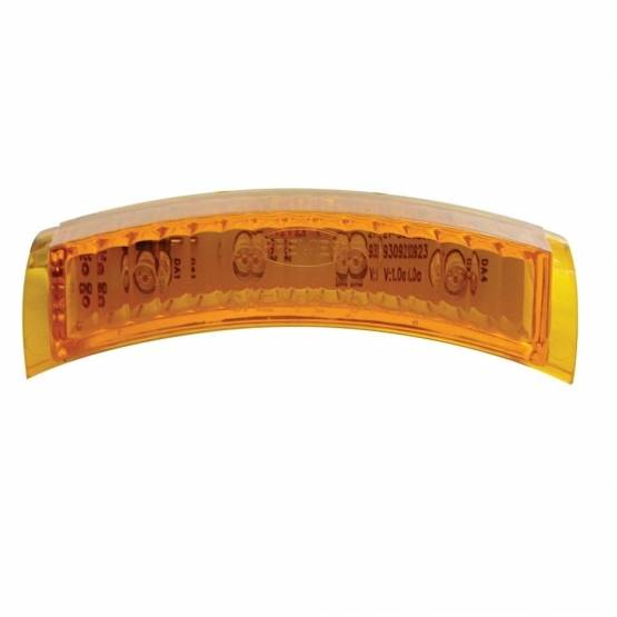 UNITED PACIFIC - UNITED PACIFIC - 39749B - LUZ DE SEÑAL DE GIRO DEL FARO DE DOBLE FUNCIÓN DE 4 LED - LED ÁMBAR/LENTE ÁMBAR (A GRANEL)
