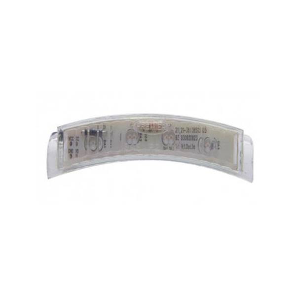 UNITED PACIFIC - UNITED PACIFIC - 39750B - LUZ DE SEÑAL DE GIRO DEL FARO DE DOBLE FUNCIÓN DE 4 LED - LED ÁMBAR/LENTE TRANSPARENTE (A GRANEL)