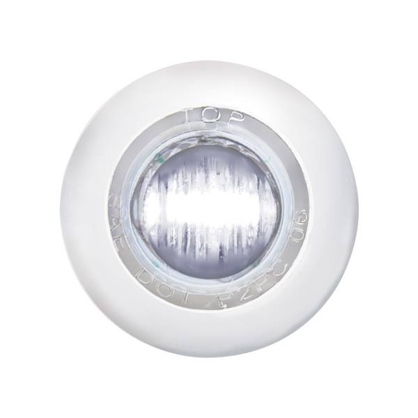 UNITED PACIFIC - UNITED PACIFIC - 39937 - MINI LUZ DE 3 LED DE 3/4" CON BISEL (LIQUIDACIÓN/MARCADOR) - LED BLANCO/LENTE TRANSPARENTE