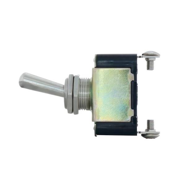 UNITED PACIFIC - UNITED PACIFIC - 40001 - INTERRUPTOR DE PALANCA DE METAL DE ENCENDIDO Y APAGADO DE 2 PINES, 10 AMP - 12 V CC CON 2 TERMINALES DE TORNILLO