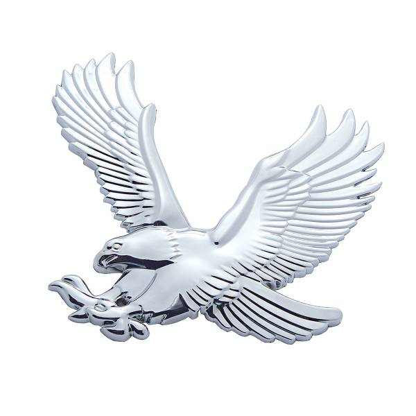 UNITED PACIFIC - UNITED PACIFIC - 50111 - ACENTO DE ÁGUILA 3D DE PLÁSTICO CROMADO - CARA IZQUIERDA