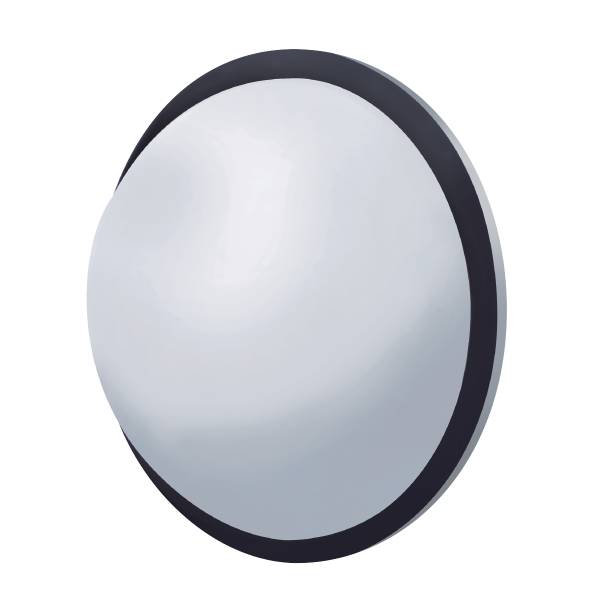 UNITED PACIFIC - UNITED PACIFIC - 60013 - ESPEJO CONVEXO DE DOMO COMPLETO DE ACERO INOXIDABLE 430 DE 8-1/2"