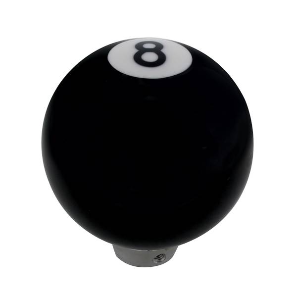 UNITED PACIFIC - UNITED PACIFIC - 70025 - POMO DE CAMBIO DE BOLA DE PISCINA NÚMERO 8 - NEGRO BRILLANTE