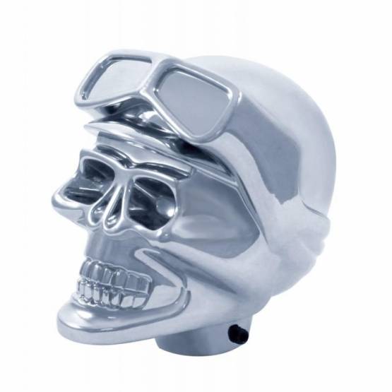 UNITED PACIFIC - UNITED PACIFIC - 70629B - SÓLO POMO DE CAMBIO DE ENGRANAJES SKULL BIKER - CROMADO (A GRANEL)