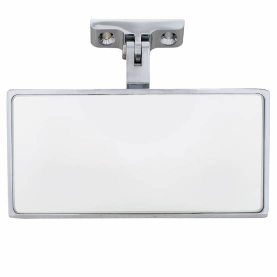 UNITED PACIFIC - UNITED PACIFIC - 70803 - ESPEJO RETROVISOR INTERIOR RECTANGULAR DE ALUMINIO CROMADO CON SOPORTE DE ATORNILLAR