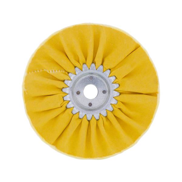 UNITED PACIFIC - UNITED PACIFIC - 90026 - PULIDOR DE VÍAS RESPIRATORIAS TRATADO CON COLOR AMARILLO DE 6" - EJE DE 5/8" Y 1/2"