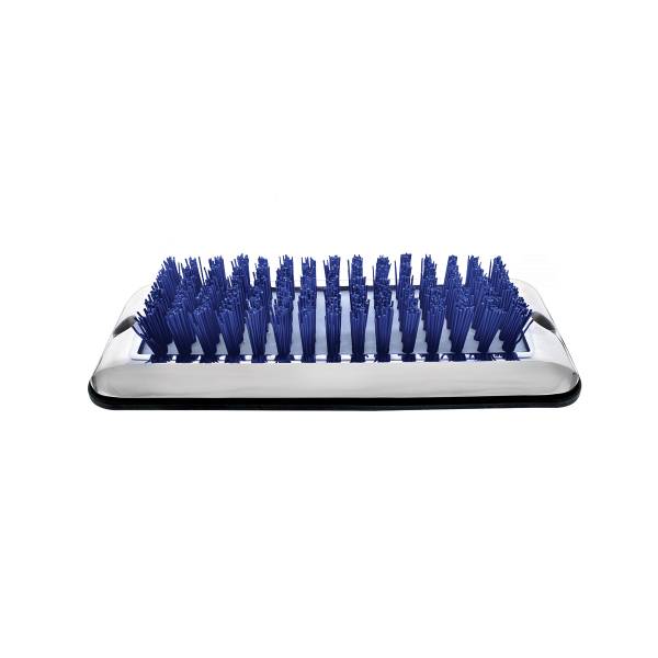 UNITED PACIFIC - UNITED PACIFIC - 90054 - RASPADOR DE ZAPATOS/BOTAS INOXIDABLE CON CEPILLO DE NYLON - CEPILLO AZUL