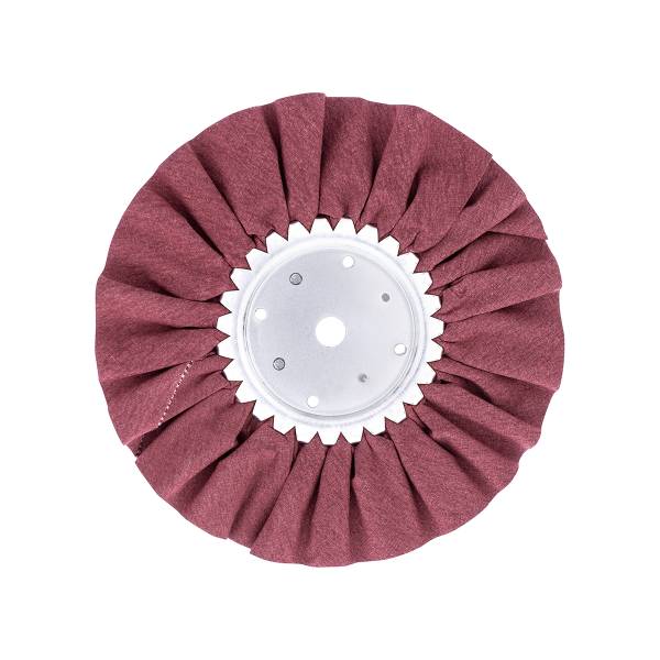 UNITED PACIFIC - UNITED PACIFIC - 90066 - BUFF DE VÍAS AÉREAS TRATADO ROJO DE 6" - EJE DE 5/8" Y 1/2"