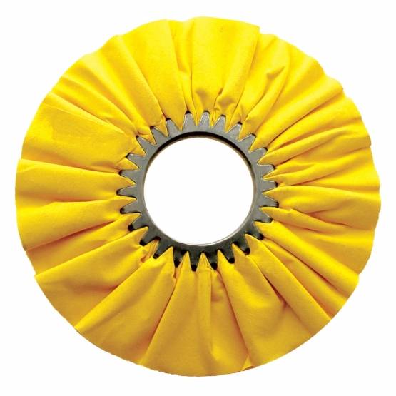 UNITED PACIFIC - UNITED PACIFIC - 90094 - BUFF DE VÍAS AÉREAS TRATADO AMARILLO DE 10" - ARBOR DE 3"