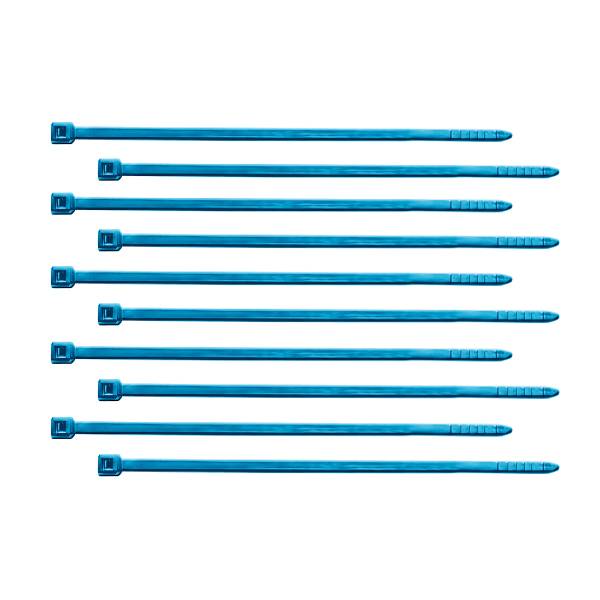 UNITED PACIFIC - UNITED PACIFIC - 90304 - BRIDA PARA CABLES DE NYLON DE 4" - AZUL (PAQUETE DE 10)