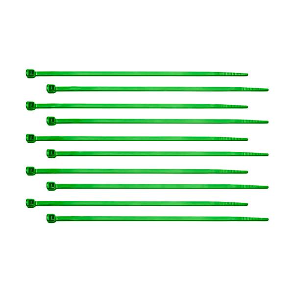 UNITED PACIFIC - UNITED PACIFIC - 90312 - BRIDA PARA CABLES DE NYLON DE 6" - VERDE (PAQUETE DE 10)