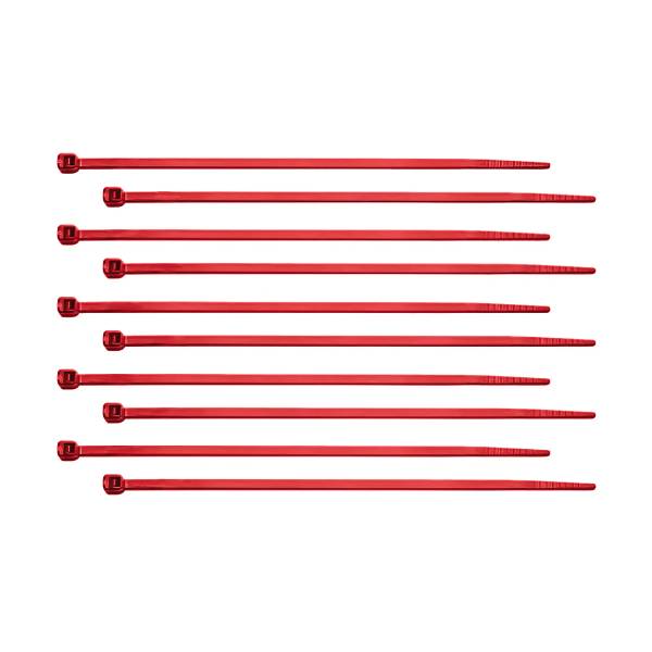 UNITED PACIFIC - UNITED PACIFIC - 90314 - BRIDA PARA CABLES DE NYLON DE 6" - ROJA (PAQUETE DE 10)