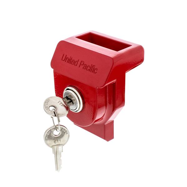 UNITED PACIFIC - UNITED PACIFIC - 90619 - CERRADURA GLADHAND DE ALUMINIO DE TRABAJO PESADO - ROJO