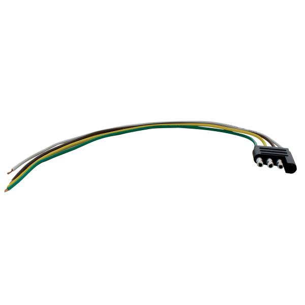 UNITED PACIFIC - UNITED PACIFIC - 90627 - ARNÉS DE LUCES LED DE REMOLQUE DE 4 VÍAS - CABLES POSITIVOS Y DE TIERRA DE 12"