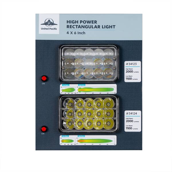 UNITED PACIFIC - UNITED PACIFIC - 99147 - PANTALLA PARA LUCES DE ALTA POTENCIA DE 4" X 6"