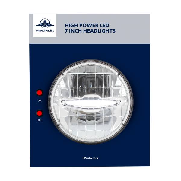 UNITED PACIFIC - UNITED PACIFIC - 99189 - PANTALLA DE FARO LED DE 7" DE UNITED PACIFIC - 31513