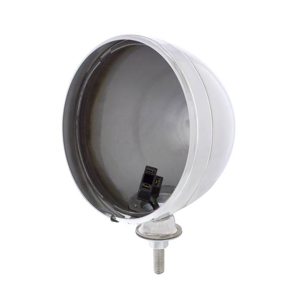 UNITED PACIFIC - UNITED PACIFIC - A5022 - SÓLO CARCASA DE FARO ESTILO DIETZ CROMADA DE 7" Y COLETA 34222 (PAR)