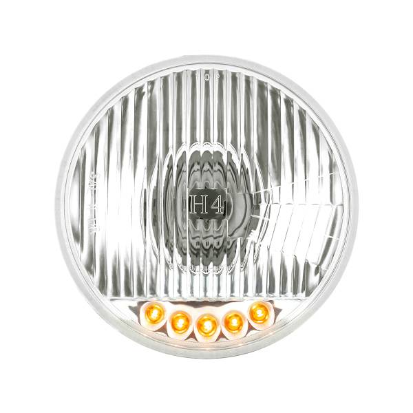 UNITED PACIFIC - UNITED PACIFIC - S2005LED - FARO HALÓGENO DE CRISTAL DE 5-3/4" CON 5 LUCES DE POSICIÓN LED
