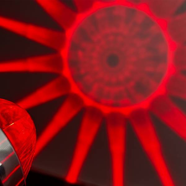 ATM - ATM - ATM-1075BICRM - PLAFON ATM WATERMELON 3.5" EFECTO SOL BICOLOR 1 LED ROJO/MORADO 12-24V