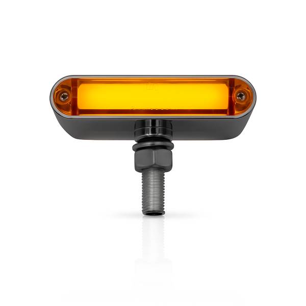 ATM - ATM - 1033H - PLAFON BARRA ATM 24 LEDS AMBAR/ROJO HALO 3 1/2" X 2 1/4" X 2" BISEL CROMADO 12-24V