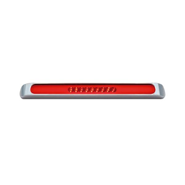 ATM - ATM - 1041AH-R - PLAFON BARRA ATM 51 LEDS ROJO HALO 17" X 1 1/4" X 1" BISEL PLASTICO CROMADO 12-24V