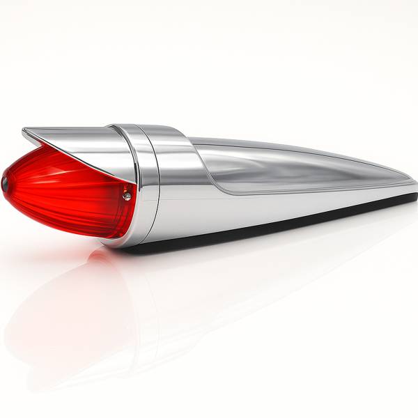 ATM - ATM - 1055CPHRV - LAMPARA CABINA MISIL CAPOTA HALO 41.2 X 8.9 CM 24V ROJO VISERA CROMADA