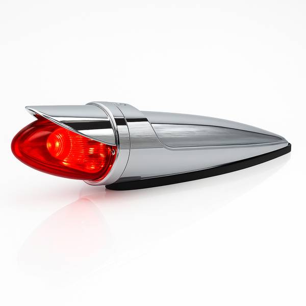 ATM - ATM - 1055CPRV - LAMPARA CABINA MISIL CAPOTA 41.2 X 8.9 CM 24V ROJO VISERA CROMADA