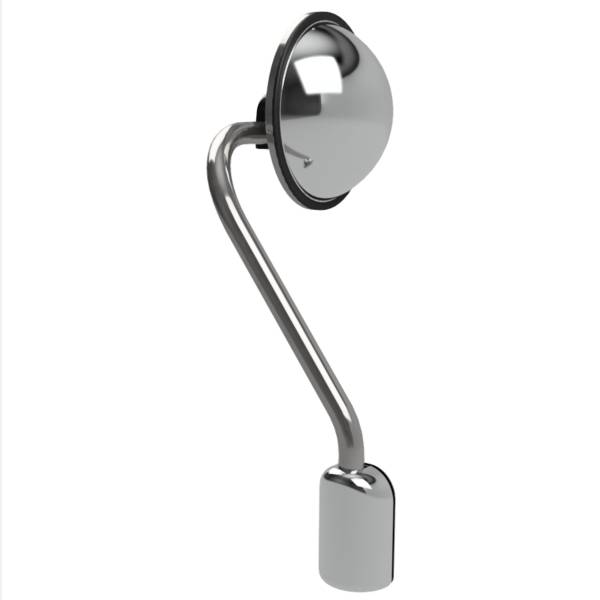 ATM - ATM - CEX0403-L - BRAZO Y ESPEJO CONVEXO ELIPTICO PARA COFRE LADO CHOFER ACERO INOXIDABLE