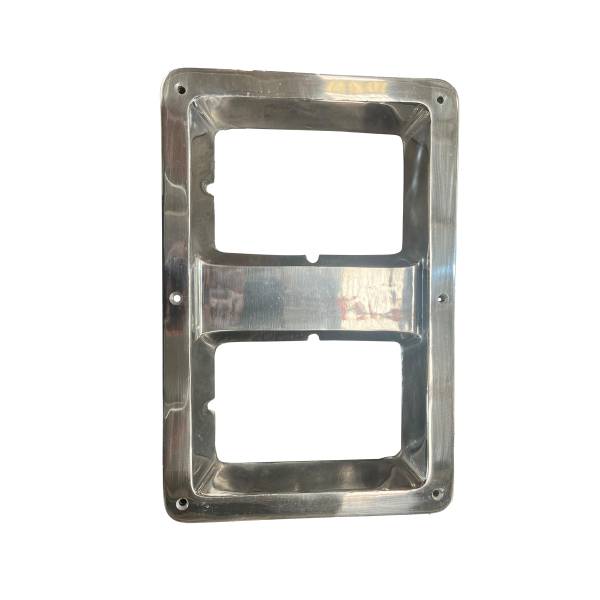 GENERICA - GENERICA-PFN0768-BISEL PARA FARO DINA RECTANGULAR DOBLE DE ALUMINIO