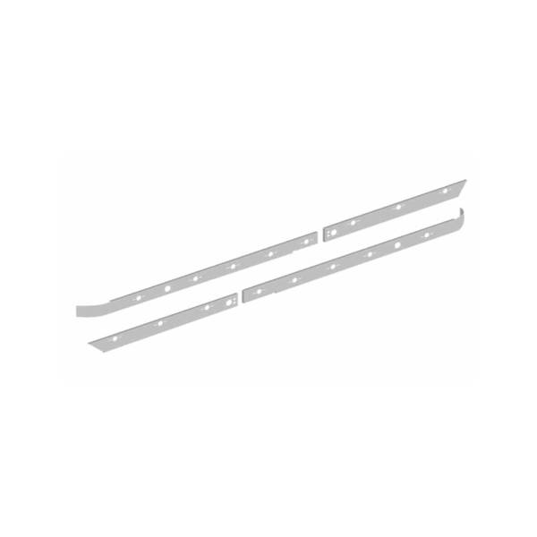 TRUX - TRUX - TV-1002 - KIT DE MOLDURAS PARA CAMAROTE 63" CON 14 RANURAS DE ACERO INOXIDABLE