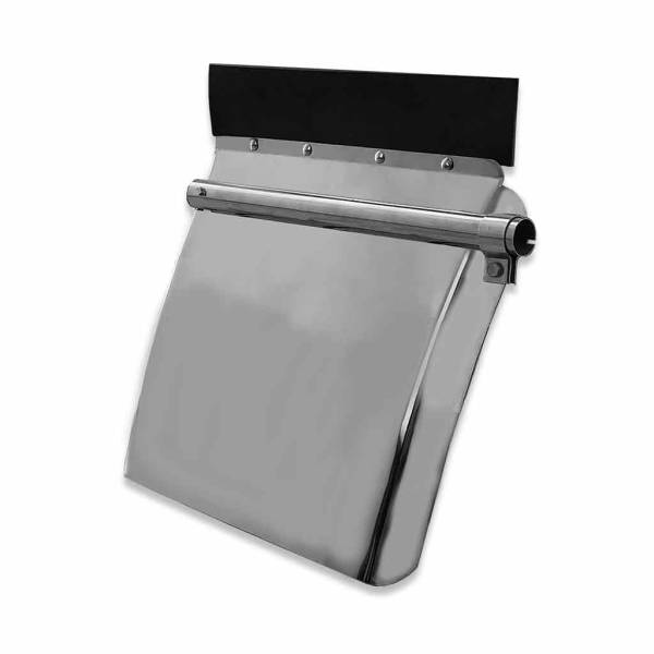 TRUX - TRUX - TFEN-Q28 - ZOQUETERA TRUX 24″ X 24" CON SOPORTE DE TUBO BAJO ACERO INOXIDABLE CALIBRE 18