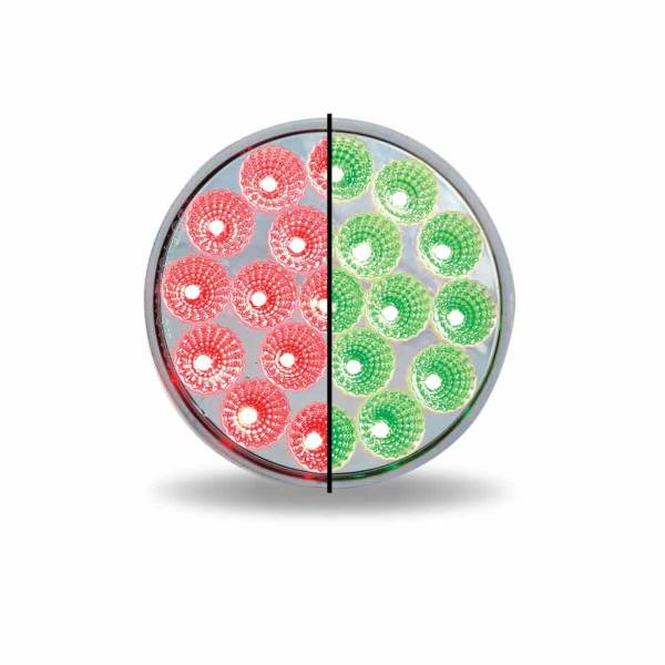 TRUX - TRUX - TLED-4XRG - PLAFON TRUX REDONDO 4" ROJO/VERDE 19 LEDS