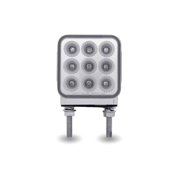 TRUX - TRUX - TLED-DS3XP2 - PLAFON  AMBAR / ROJO GIRO Y AUXILIAR A PURPURA  MINI REFLECTOR 3" CUADRADO  DOBLE CARA LED 30 DIO