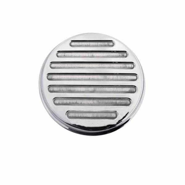 TRUX - TRUX - TLED-F4CR - PLAFON REDONDO DE 4" GIRO Y COLA DE LED ROJO MICA TRANSPARENTE  49 DIODOS