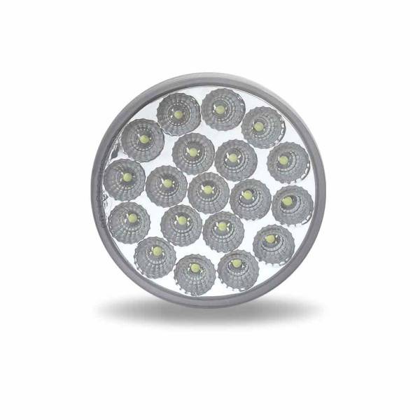 TRUX - TRUX-TLED-4X40AS-LUZ REDONDA ESTROBOSCOPICA ROJA/BLANCA 4" DOBLE FUNCION 19 LEDS