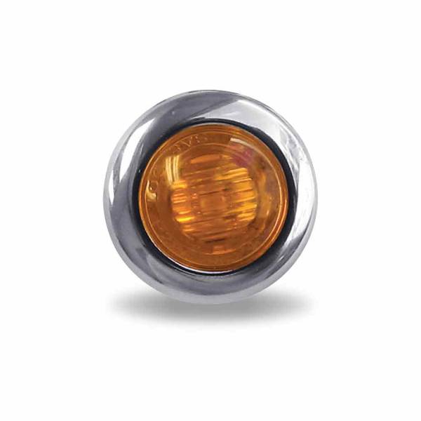 TRUX - TRUX-TLED-B2A-MINI BOTON LEDS AMBAR 2 HILOS