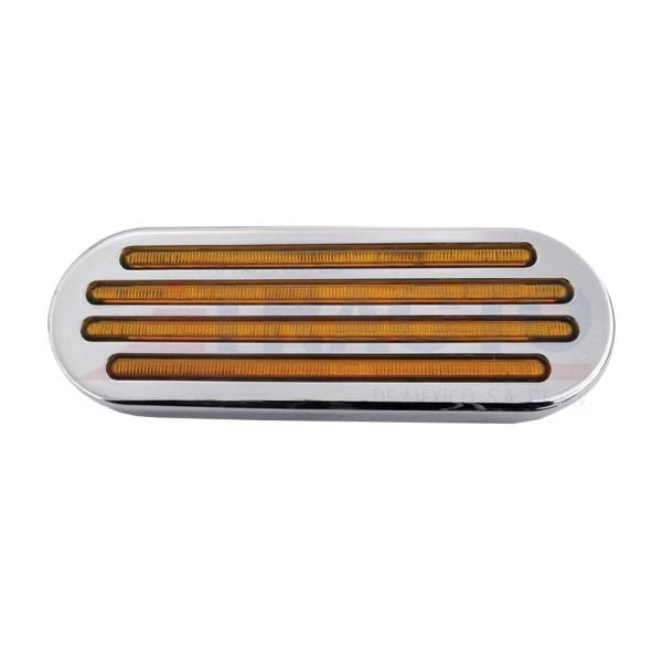 TRUX - TRUX-TLED-FOA-LEDS AMBAR PLANO OVALADO 52 DIODOS