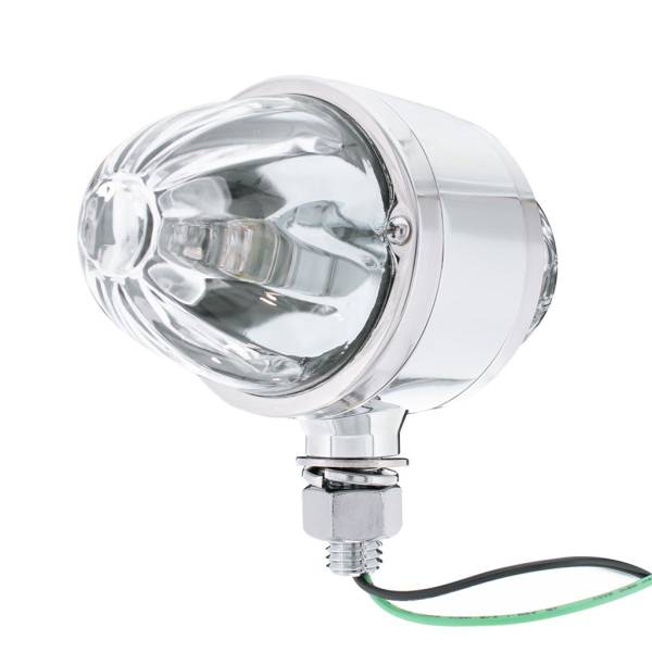 UNITED PACIFIC - UNITED PACIFIC - 33019 - CARCASA CROMADA DE DOBLE CARA CON 2 LENTES DE CRISTAL SANDÍA - TRANSPARENTE